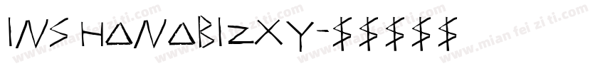 ins hanabizxy字体转换